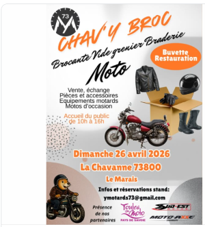 L’association YMOTARDS73 organise la Chav’Y Broc